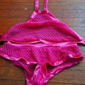 Exotic dancewear piece set